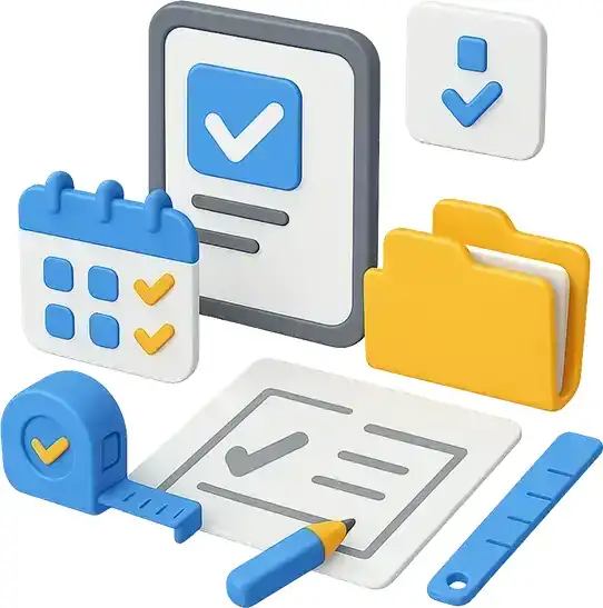 Team arbeitet an einer Website